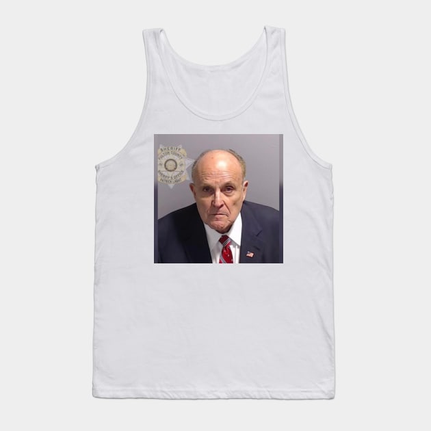 Rudy Giuliani Mug Shot Tank Top by Gemini Chronicles